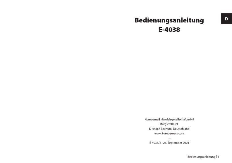Kompernass E-4038 operating instructions