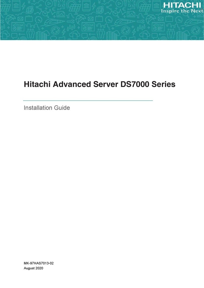 Hitachi DS7000 Series User manual
