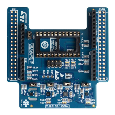 ST X-CUBE-MEMS1 User manual
