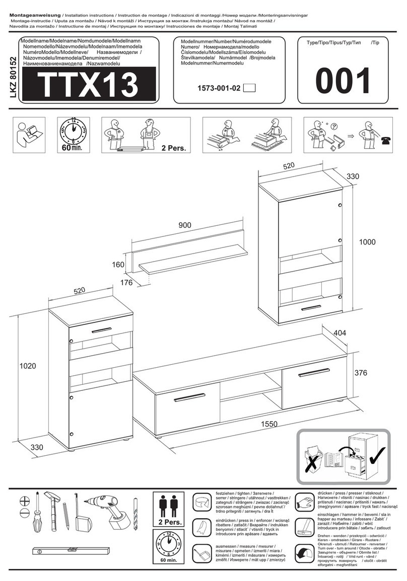 Trendteam TTX13 installation instructions