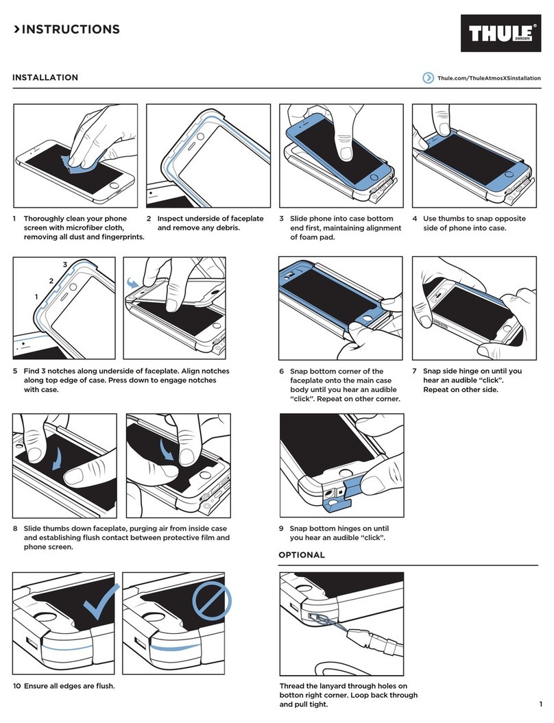 Thule Atmos X5 User manual Thule Atmos X5 User manual