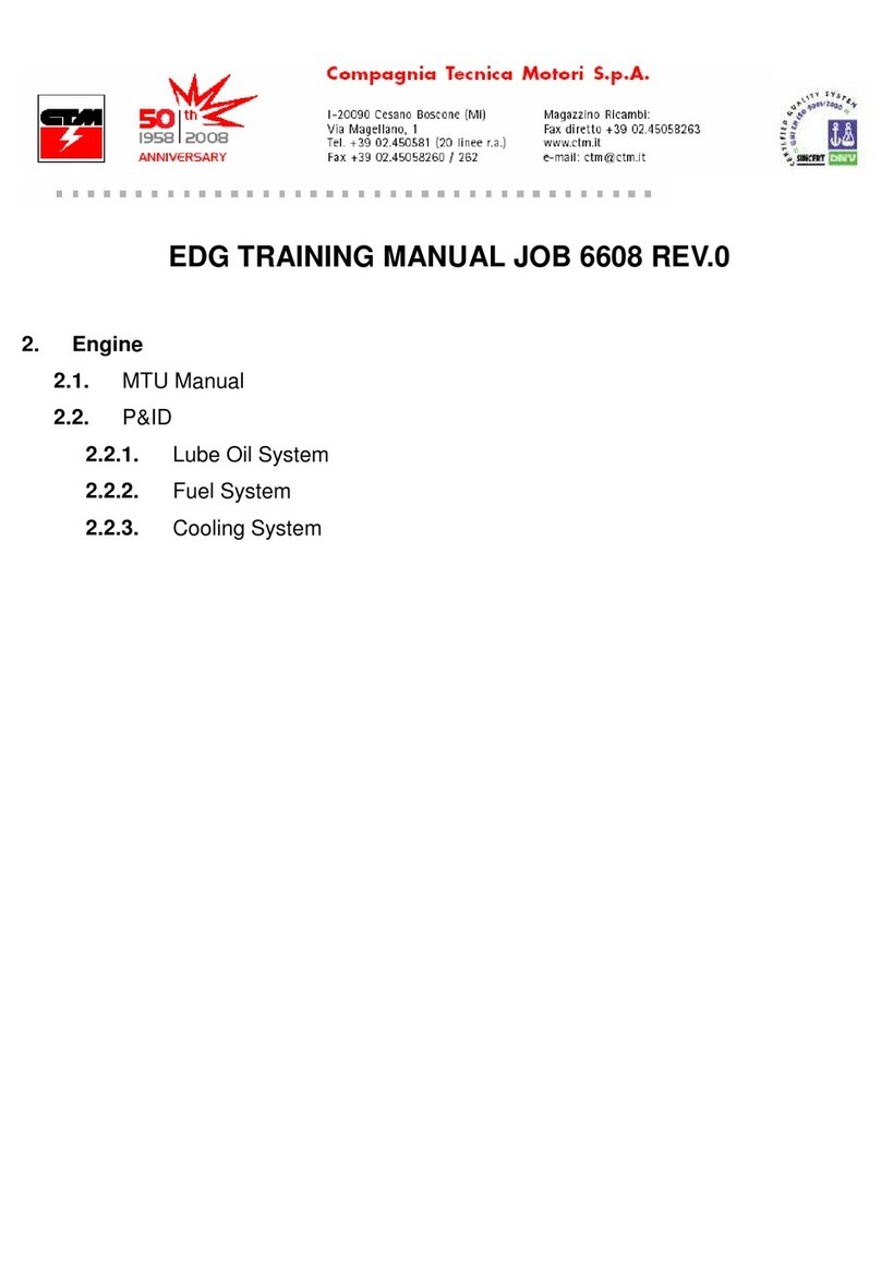 MTU 20 V 4000 G23 Technical publication