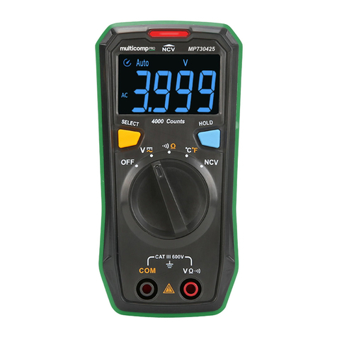 multicomp pro MP730425 user manual