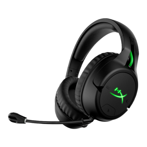 HyperX CloudX Flight HX-HSCFX-BK User manual