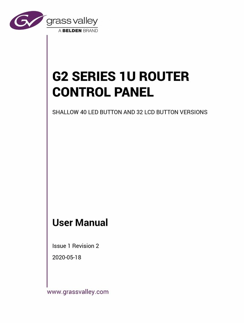 Belden grass valley G2 Series User manual