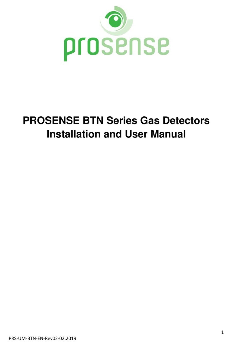 Prosense BTN Series Installation and user manual