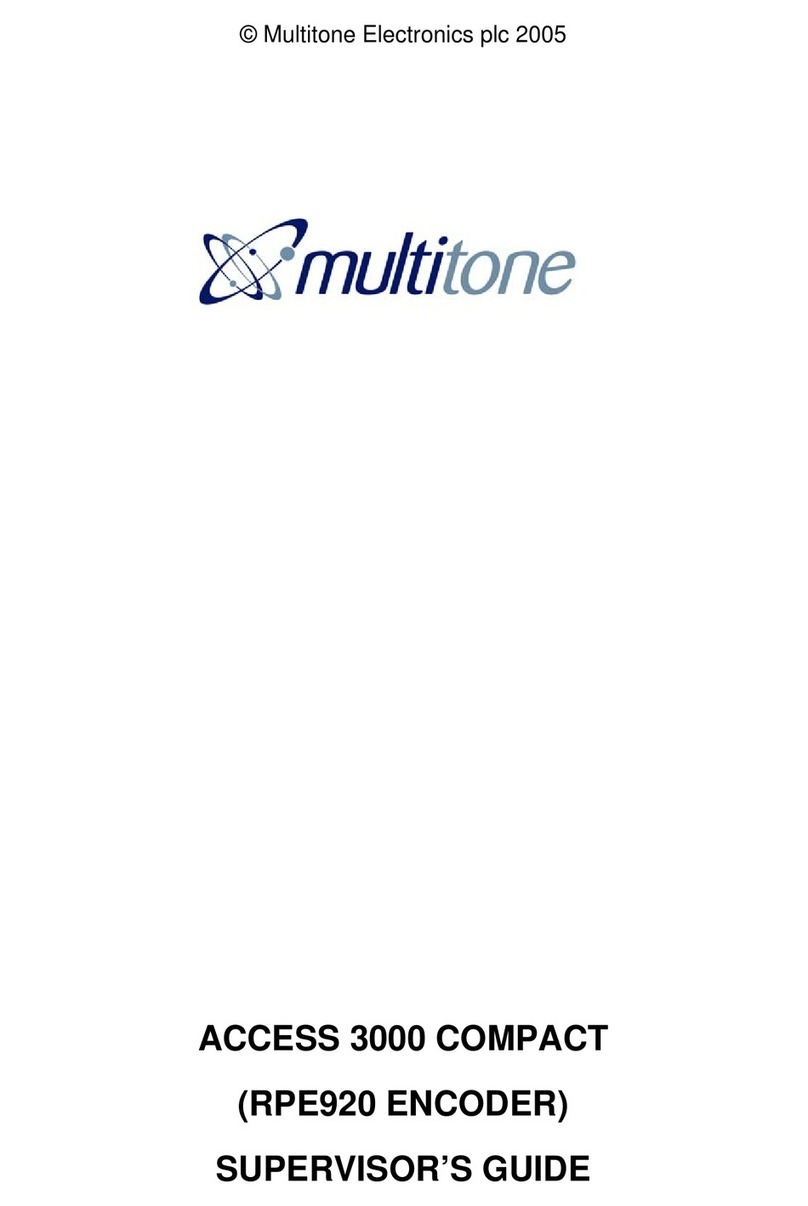 Multitone ACCESS 3000 COMPACT User manual