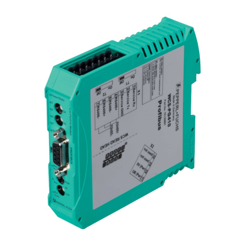 Pepperl+Fuchs WCS-PG410 User manual