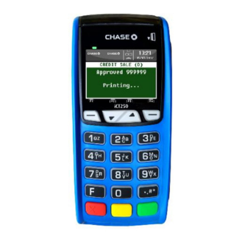Chase Ingenico ICT250 manual
