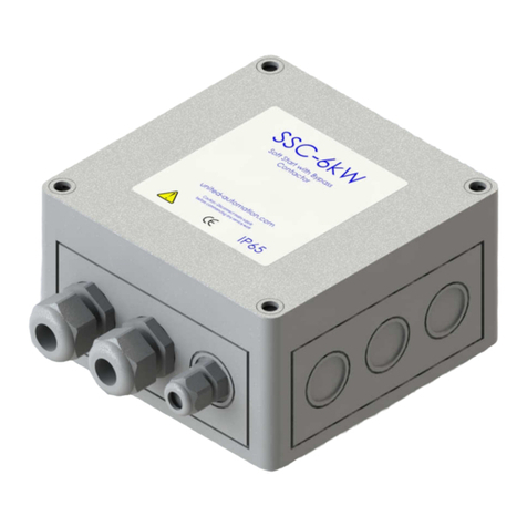 United Automation SSC-6kW User manual