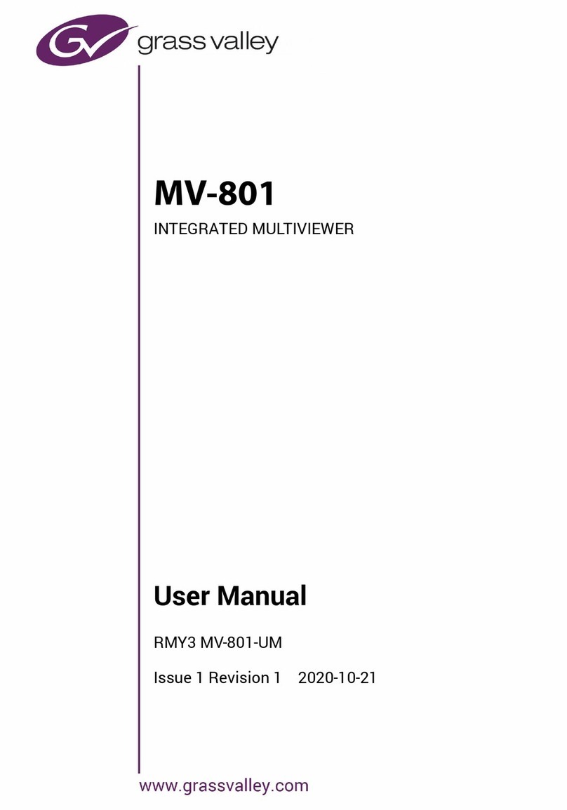 GRASS VALLEY MV-801 User manual GRASS VALLEY MV-801 User manual