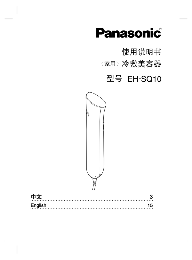 Panasonic EH-SQ10 User manual Panasonic EH-SQ10 User manual