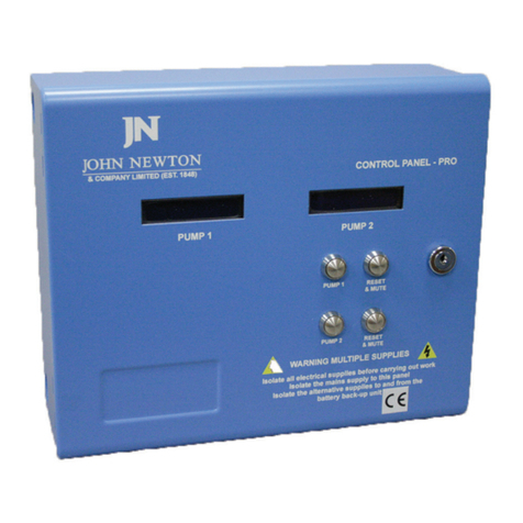 Newton Waterproofing Control Panel-Pro Operational manual Newton Waterproofing Control Panel-Pro Operational manual