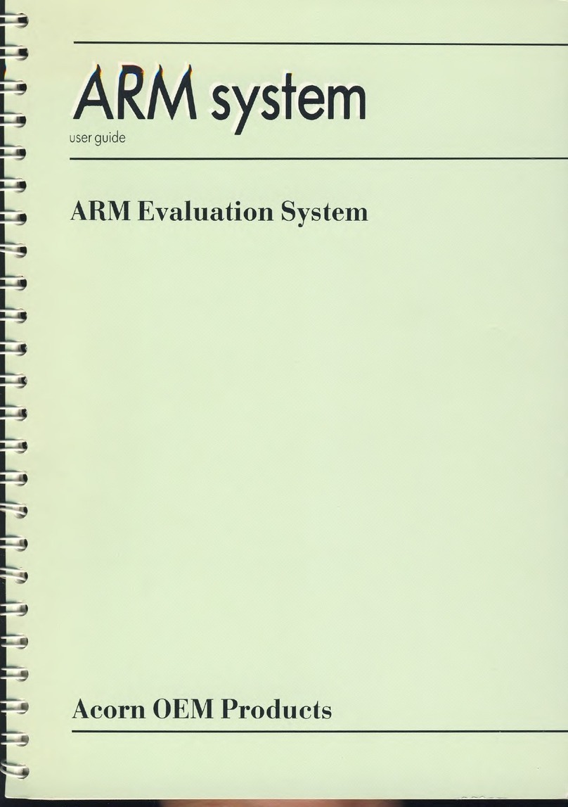 Acorn ARM Evaluation System user guide