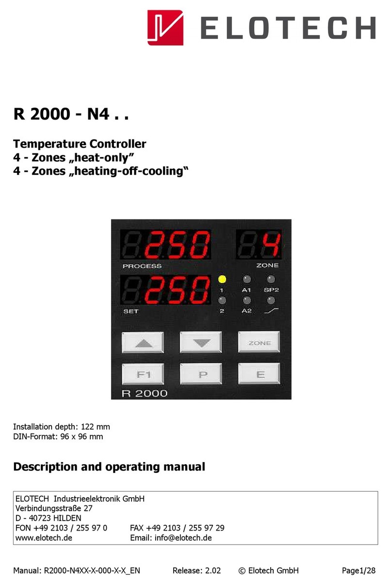 Elotech R2000-N4 Series Description and operating manual