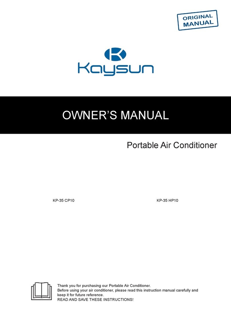 Kaysun KP-35 CP10 User manual