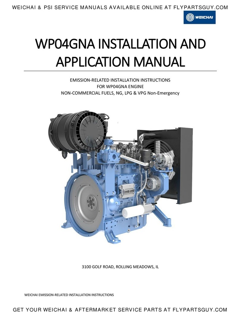 WEICHAI WP4GNA Installation and application manual