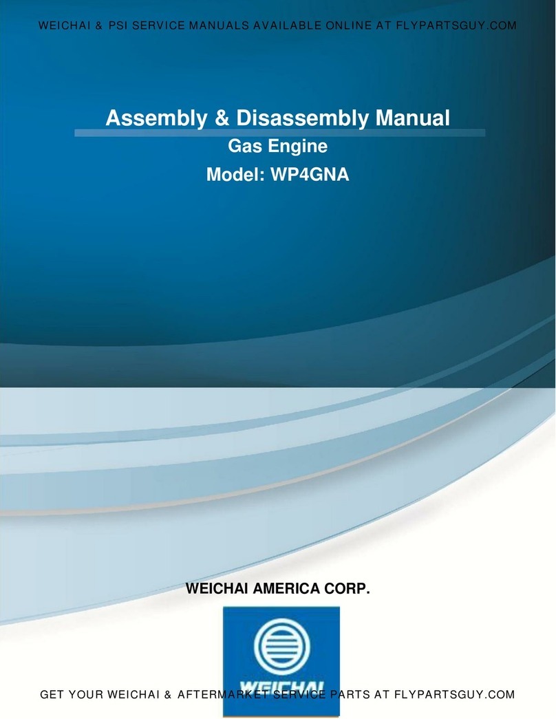 WEICHAI WP4GNA Assembly/disassembly manual