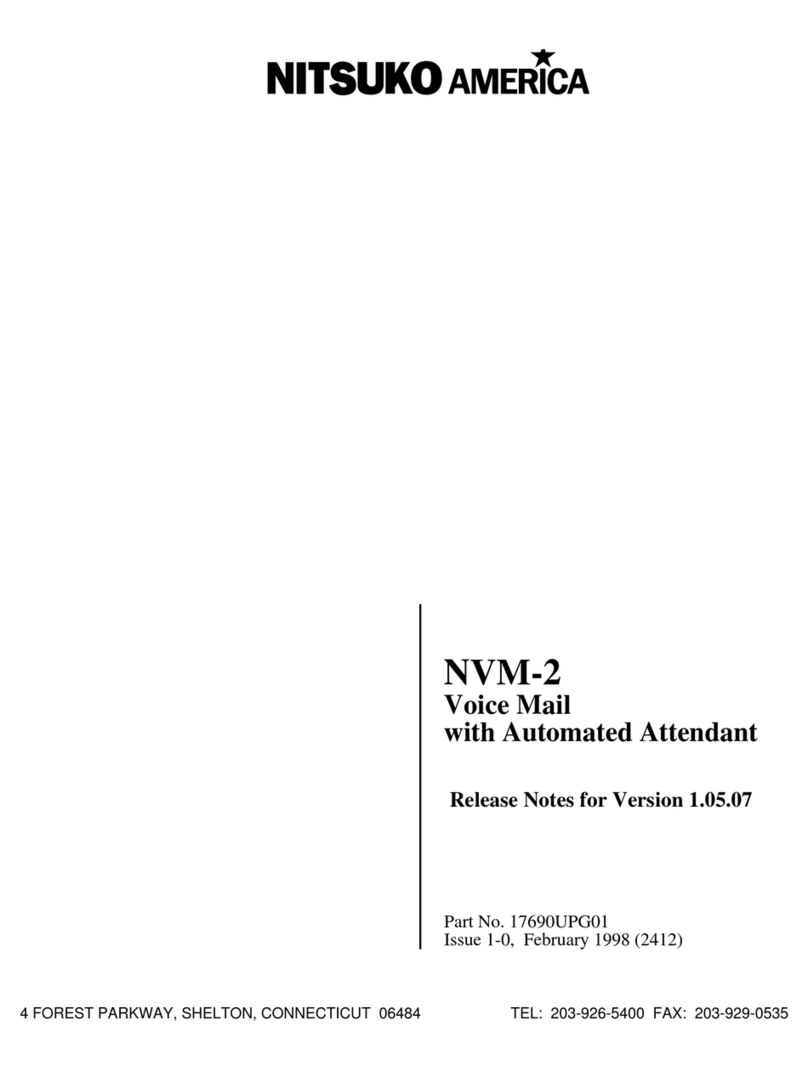 Nitsuko NVM-2 How to use Nitsuko NVM-2 How to use