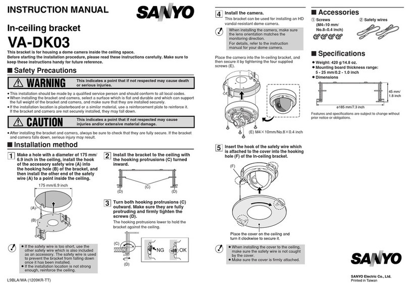 Sanyo VA-DK03 instruction manual
