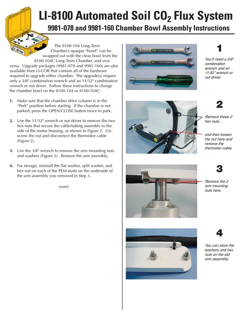 LI-COR LI-8100 Assembly instructions