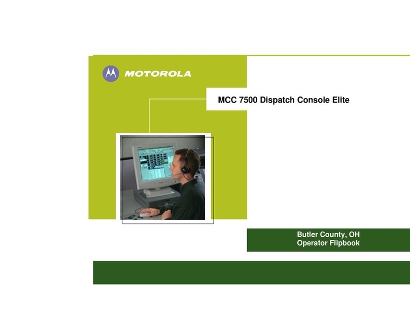 Motorola MCC 7500 Operator Flipbook