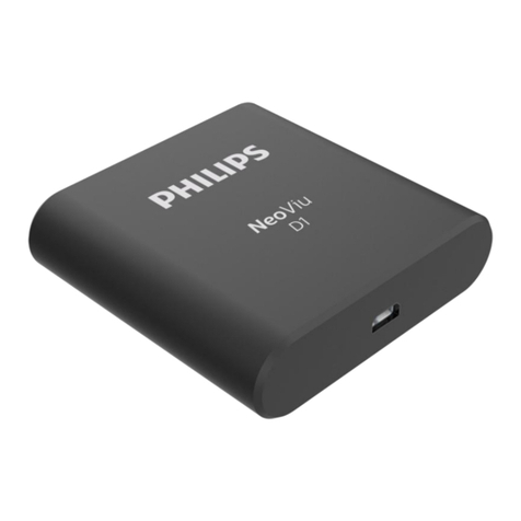 Philips neoViu D1 Quick reference guide