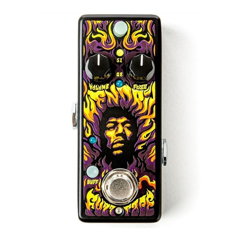 Dunlop Authentic Hendrix ’69 Psych Series User manual