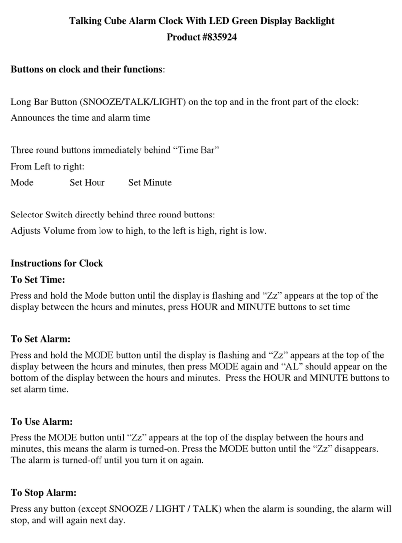 Magnifying Aids TimeVision 835924 quick guide