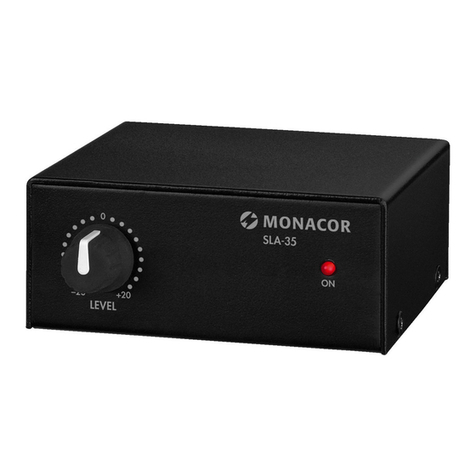 Monacor SLA-35 User manual