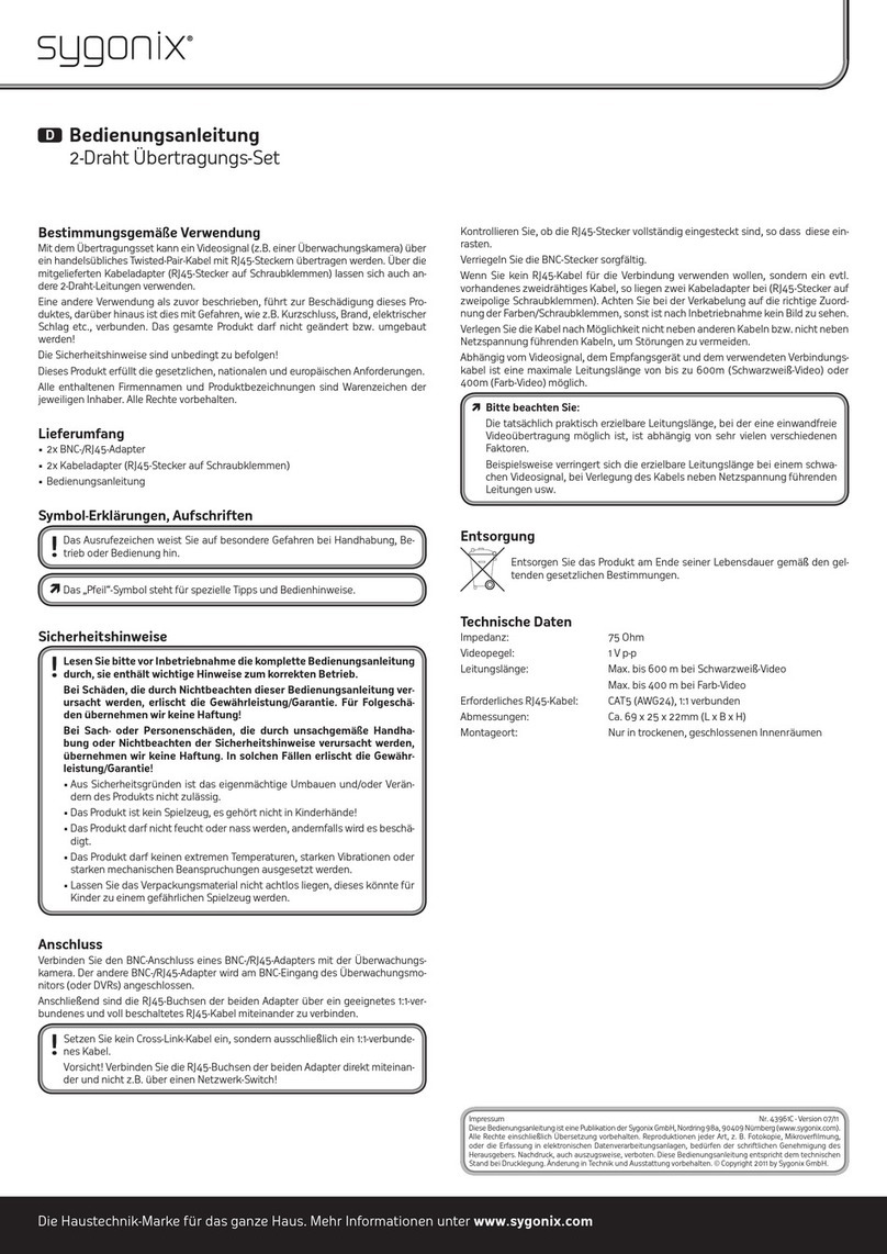 Sygonix D39616 operating instructions