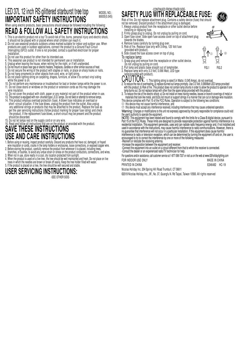 GE 89005(0.045) User manual