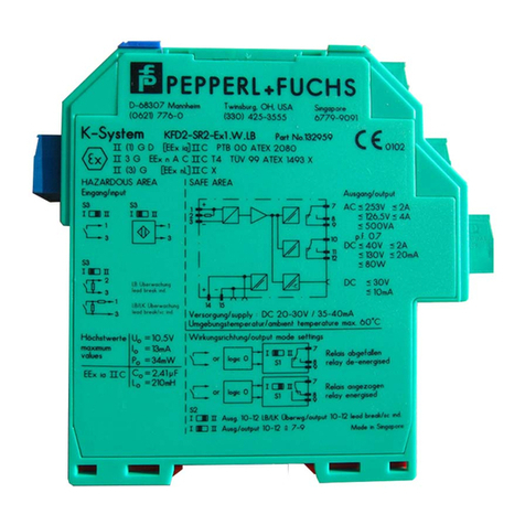 Pepperl+Fuchs KFD2-SR2-Ex1.W instruction manual