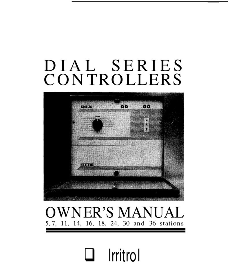 Irritrol Dial Series User manual