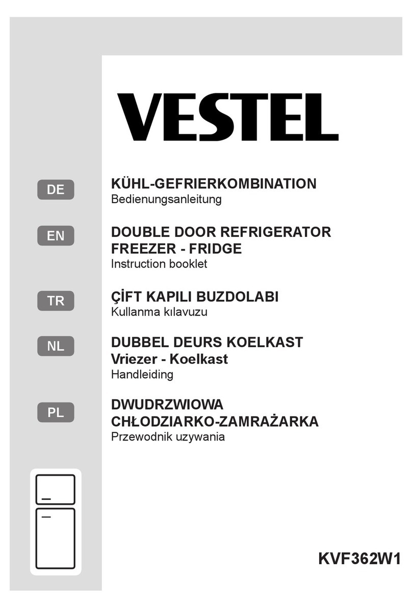 VESTEL KVF362W1 Instruction booklet