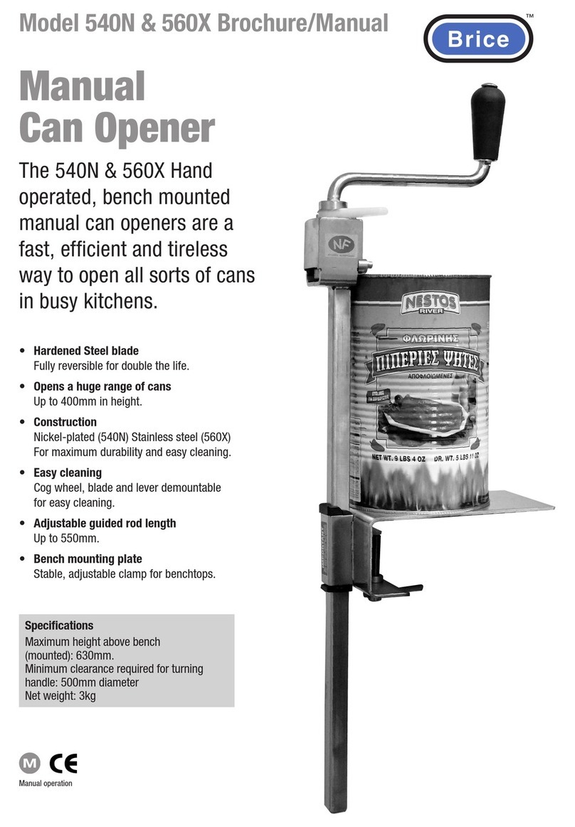 Brice 540N User manual
