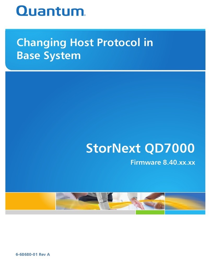 Quantum StorNext QD7000 User manual