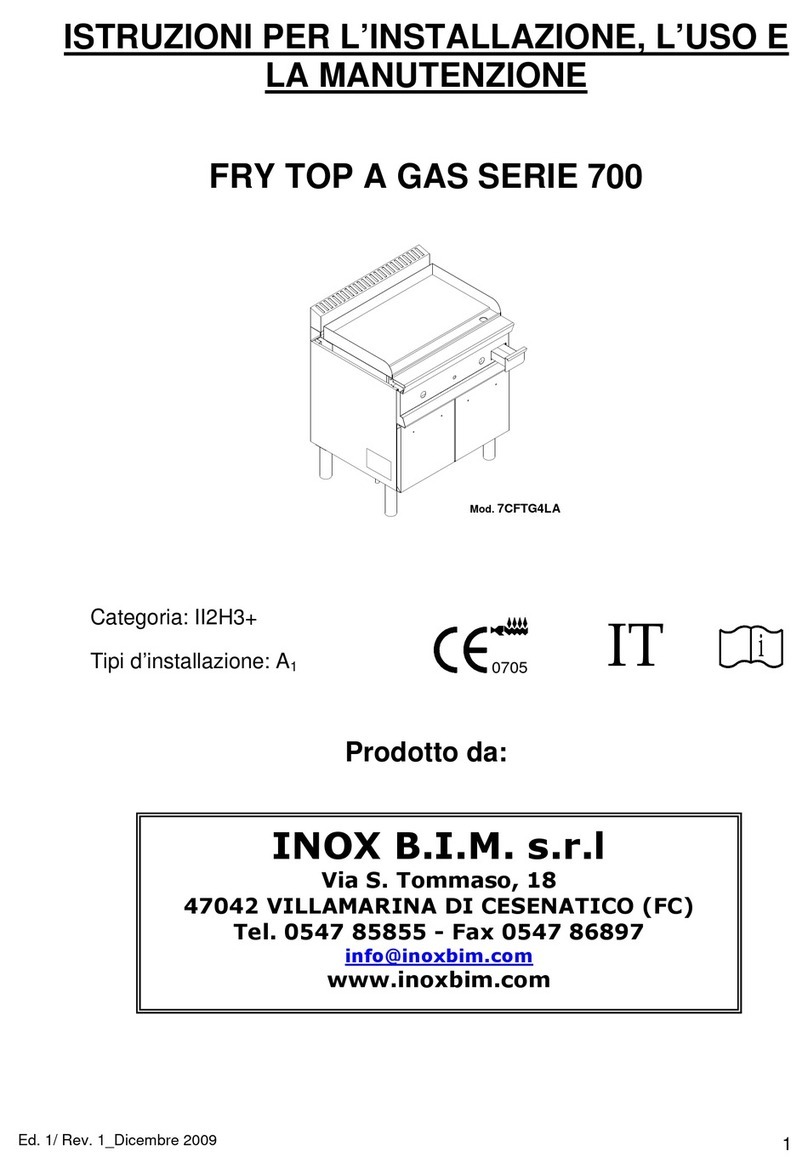 INOX 700 Series Instructions for installation, use and maintenance