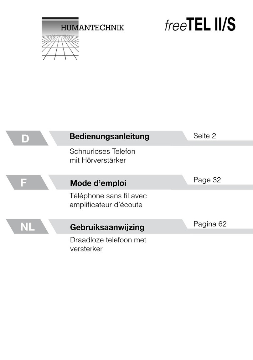 HumanTechnik freeTEL II/S User manual