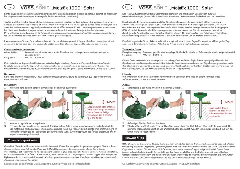 VOSS.SONIC MoleEx 1000 User manual