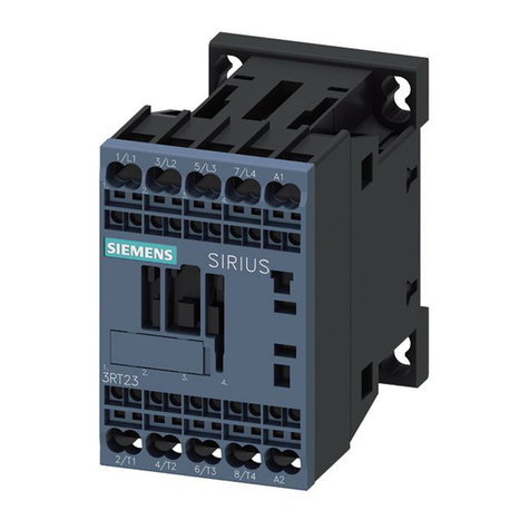 Siemens SIRIUS 3RT2 3 1 Series operating instructions
