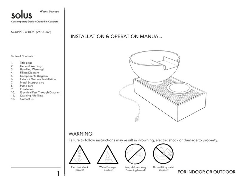 Solus SCUPPER Installation & operation manual