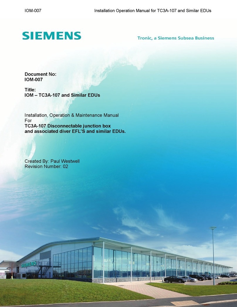 Siemens TC3A-107 Instruction manual