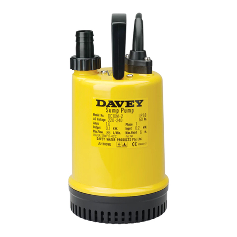 Davey DC10 User manual