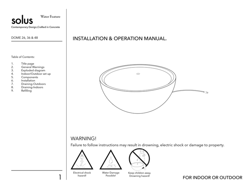 Solus DOME 26 User manual