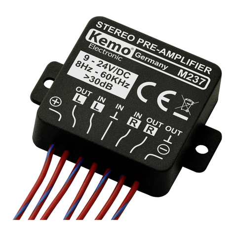 Kemo Electronic M237 quick start guide