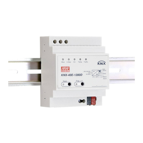 Meanwell KNX-40E-1280D instruction manual