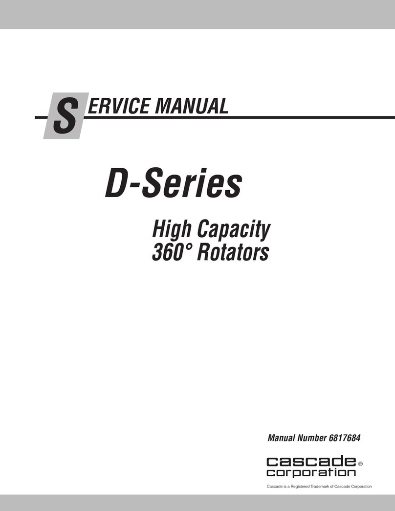 cascade corporation D Series User manual