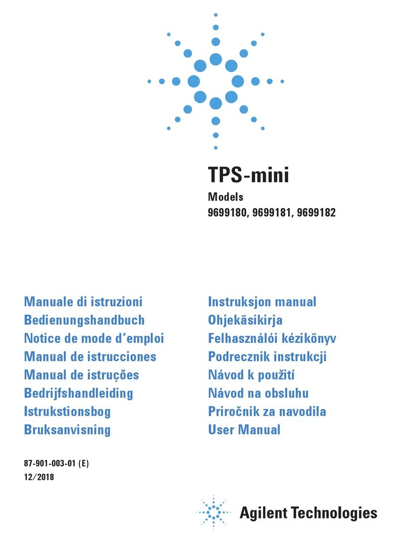 Agilent Technologies TPS-mini 9699180 User manual