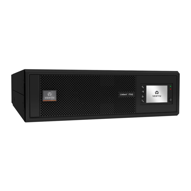 Vertiv Liebert ITA2 Quick installation guide Vertiv Liebert ITA2 Quick installation guide